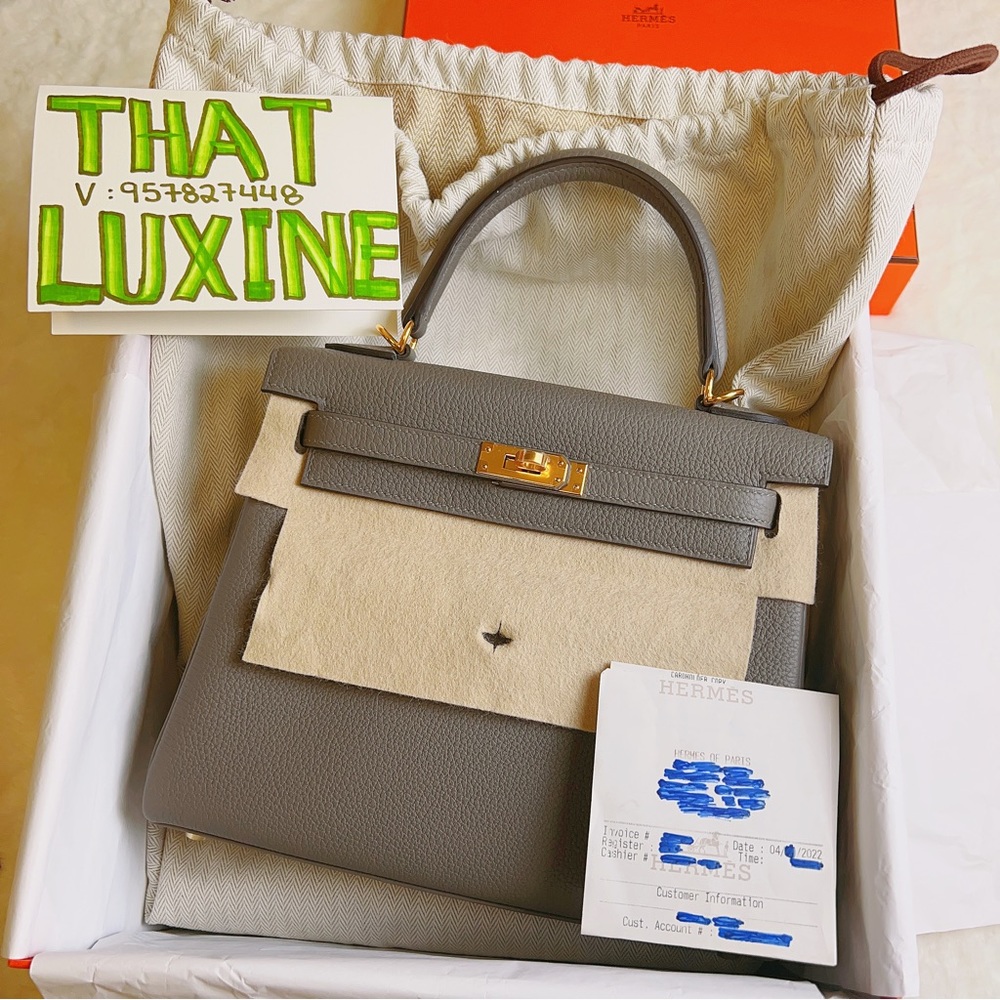 hermes kelly 25 gris meyer - Picture 1 of 3